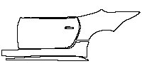Jaguar F-Type R 2018 - (left) Door+Rear Fender+Side Skirt