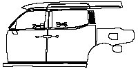 (left) Door+Side Skirt+Rear Fender