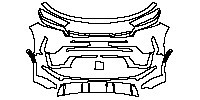 KIA Sorento SX 2021 - Bumper+Headlamp