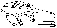 Lamborghini Aventador Avendator S 2017 - (right) Door+Rear Fender+Side Skirt (for Right Hand Drive，with AVENTADOR S emblem on ro