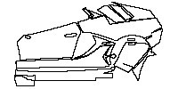 Lamborghini Aventador Avendator SVJ 2019 - (left) Door+Rear Fender+Side Skirt (for Left Hand Drive，without model emblem on rocke