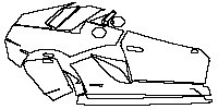 Lamborghini Aventador Avendator S 2018 - (right) Door+Rear Fender+Side Skirt (for Left Hand Drive，with AVENTADOR S emblem on roc