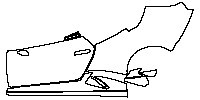 (left) Door+Side Skirt+Rear Fender