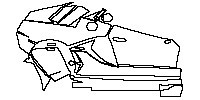Lamborghini Aventador LP 780-4 Ultimae 2021 - (right) Door+Side Skirt+Rear Fender (for Right Hand Drive, without model emblem on
