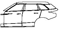 Land Rover Range Rover Velar SVAutobiography Dynamic 2020 - (left)Door+Side Skirt+Rear Fender
