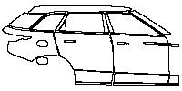 Land Rover Range Rover Velar SVAutobiography Dynamic 2020 - (right)Door+Side Skirt+Rear Fender