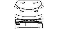 Land Rover Range Rover Velar SVAutobiography Dynamic 2020 - Trunk Lid (with''RANGE ROVER'' ''Velar''emblem)