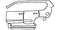 (left) Door+Side Skirt+Rear Fender