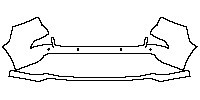 Lexus GX Exterior 2010 - Rear Bumper (with Sport Appearance Package)
