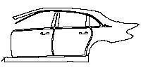 (left) Door+BC Pillar+Rear Fender+Side Skirt