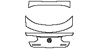 Mercedes-Benz GLC Coupe 2017 - Trunk Lid (with GLC XX0 and 4 MATIC emble)
