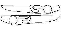 Mercedes-Benz GLC Coupe 2017 - (front) Door Trim (without seat memery, with seat ventilation or heating.)