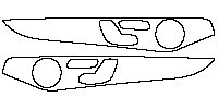 Mercedes-Benz C Class Sedan 2015 - (front) Door Trim (with seat memery, with seat ventilation or heating.)