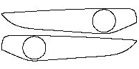 Mercedes-Benz C Class Sedan 2015 - (rear) Door Trim (without Burmester, without front seat adjustment on the right trim.)