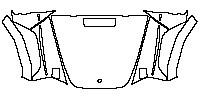 Mercedes-Benz G Class G350 2020 - Hood+Fender