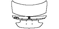 Mercedes-Benz E Class Sedan 2014 - Trunk Lid (with ''E350e'' emblem)