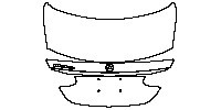 Mercedes-Benz E Class Sedan 2017 - Trunk Lid (with ''E350eL'' ''北京奔驰'' emblem)