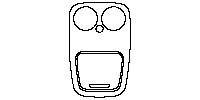 Mercedes-Benz E Class Sedan 2014 - (Rear)Air Vent (No air conditioning control button)