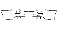 Mercedes-Benz E Class Sedan 2017 - Rear Bumper (with charging port)