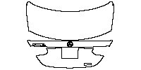 Mercedes-Benz E Class Sedan 2017 - Trunk Lid (With “EXX0 L”word mark)