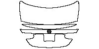 Mercedes-Benz E Class Sedan 2014 - Trunk Lid (With Spoiler,Without model emblem)