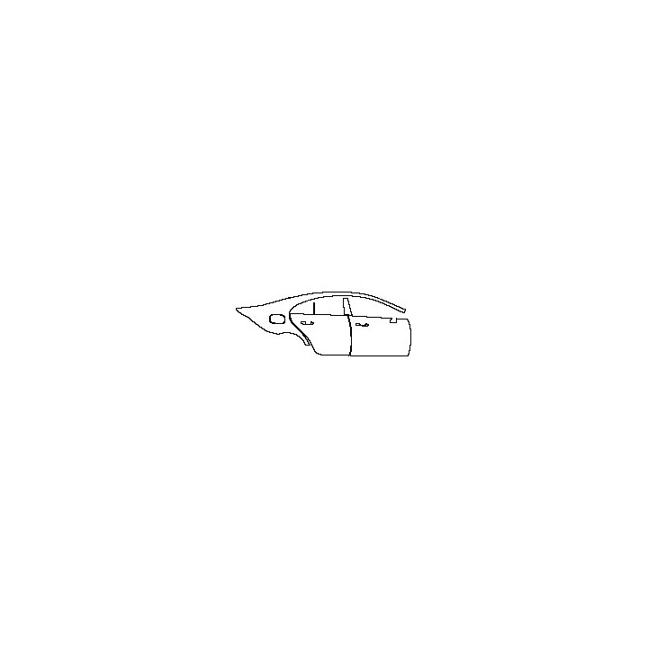 Mercedes-Benz CLS Sedan 2019 - (right) Door+B Pillar+Rear Fender