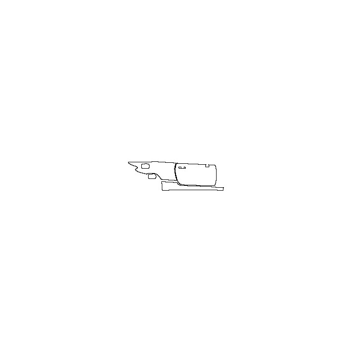Mercedes-Benz C Class Cabriolet 2017 - (right) Door+Side Skirt+Rear Fender