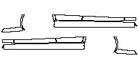 Mercedes-Benz E Class Sedan 2019 - Rocker Panel