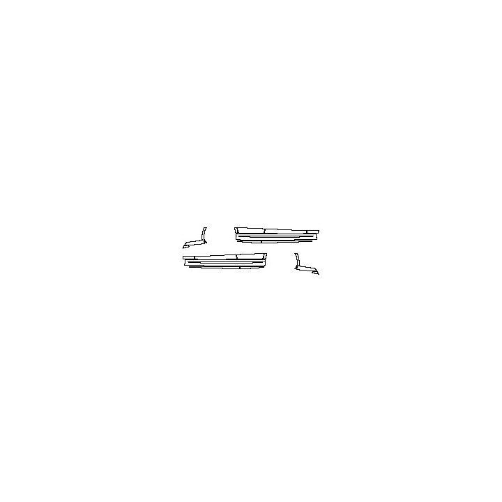 Mercedes-Benz E Class Sedan 2019 - Rocker Panel (AMG Night Package)