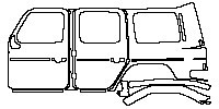 (left)Door+B-pillar+Rear Fender