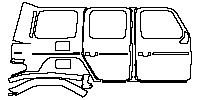 (right)Door+B-pillar+Rear Fender