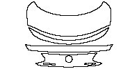 Mercedes-Benz C Class Coupe 2023 - Trunk Lid (with spoiler,with ''AMG'' ''C 63S'' embelm )