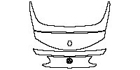 Mercedes-Benz C Class Cabriolet 2017 - Trunk Lid (without emblem,without Spoiler，with Chrome trim)