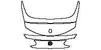 Mercedes-Benz C Class Cabriolet 2017 - Trunk Lid (without emblem,without Spoiler，without Chrome trim)