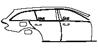 Mercedes-Benz E Class Wagon/Estate 2021 - (right) Door+Side Skirt+Rear Fender