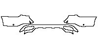 Mercedes-Benz E Class Wagon/Estate 2021 - Rear Bumper (with 2 PDC)