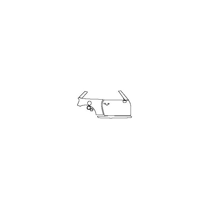 (right)Door+Side Skirt+Rear Fender