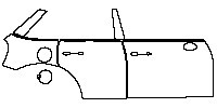 MINI MINI Hardtop 4 Door Cooper 2021 - (right)Door+Rear Fender