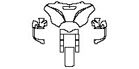 head of motorcycle