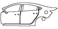 Mazda Atenza (Mazda 6) Sedan/Saloon 2020 - (left) Door+Side Skirt+Rear Fender