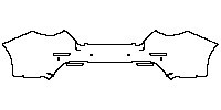 Nissan Sentra (US) SR 2020 - Rear Bumper (without mudguards, with 4 PDC)