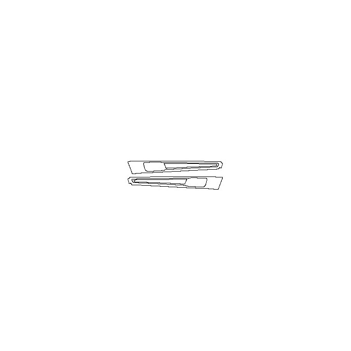 Porsche Panamera Interior 2014 - (front) Door Trim (for Wood/Carbon Fiber/Aluminum Interior Package only)