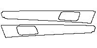 Porsche Panamera Interior 2014 - (front) Door Trim (Base)