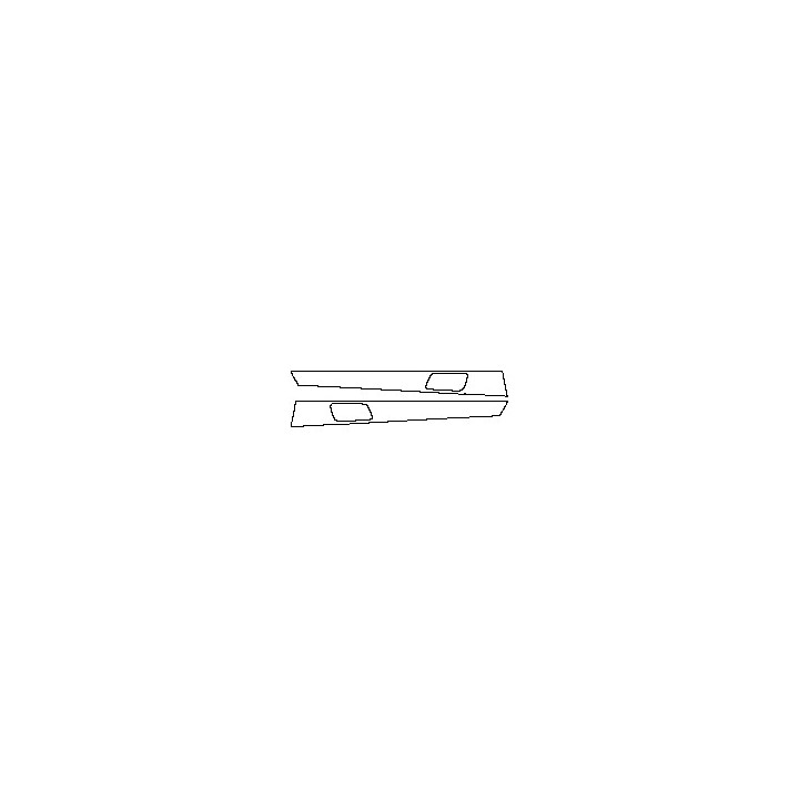 Porsche Panamera Interior 2014 - (rear) Door Trim (Base)