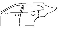 (left) Door+B Pillar+Rear Fender
