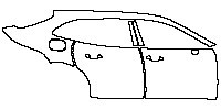 (right) Door+B Pillar+Rear Fender