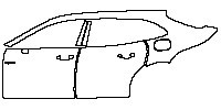 (left) Door+B Pillar+Rear Fender