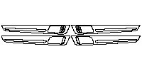 Porsche Cayenne Interior 2011 - Door Trim (for basic interior package only)