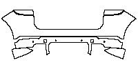 Porsche Cayenne Cayenne S 2011 - Rear Bumper+Taillamp (SportDesign Package/ Carbon Design Package)