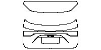 Porsche Cayenne Cayenne 2011 - Trunk Lid (with Cayenne emblem)